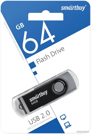 SmartBuy Twist 64GB (czarny)