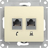 

Розетка компьютерная Systeme Electric Glossa GSL000285