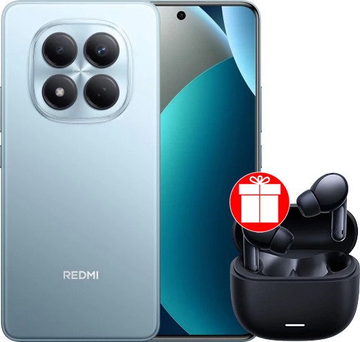 Xiaomi Redmi Note 15 Pro 12GB/256GB wersja międzynarodowa (niebieski) + słuchawki Xiaomi Redmi Buds 6 Lite (czarny) w promocji