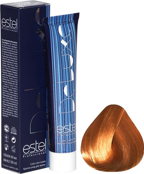 

Крем-краска для волос Estel Professional De Luxe 9/35 блондин золотисто-красный