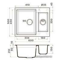 Кухонная мойка Omoikiri Sakaime 60-2 GR (leningrad grey)