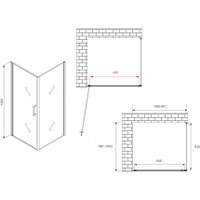Душевой уголок Abber Sonnenstrand AG04060M-S100M