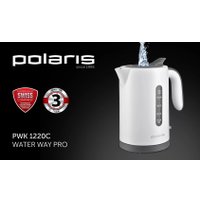Электрический чайник Polaris PWK 1220C Water Way Pro (белый)