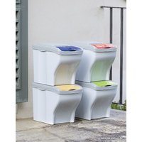 Контейнер для раздельного сбора мусора Bama Pattumiera Poker 1 Pz (синий)