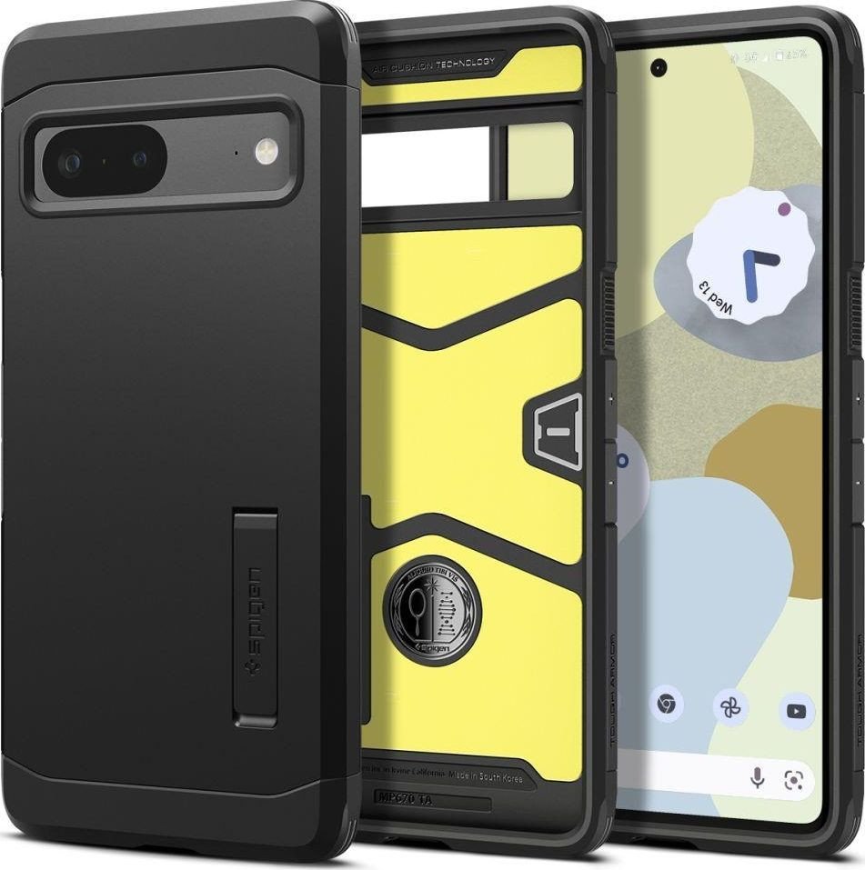 

Чехол для телефона Spigen Tough Armor для Pixel 7 ACS04701 (черный)