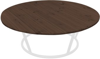 M-Group Папасан круглый 19030100 (белый без ротанга)