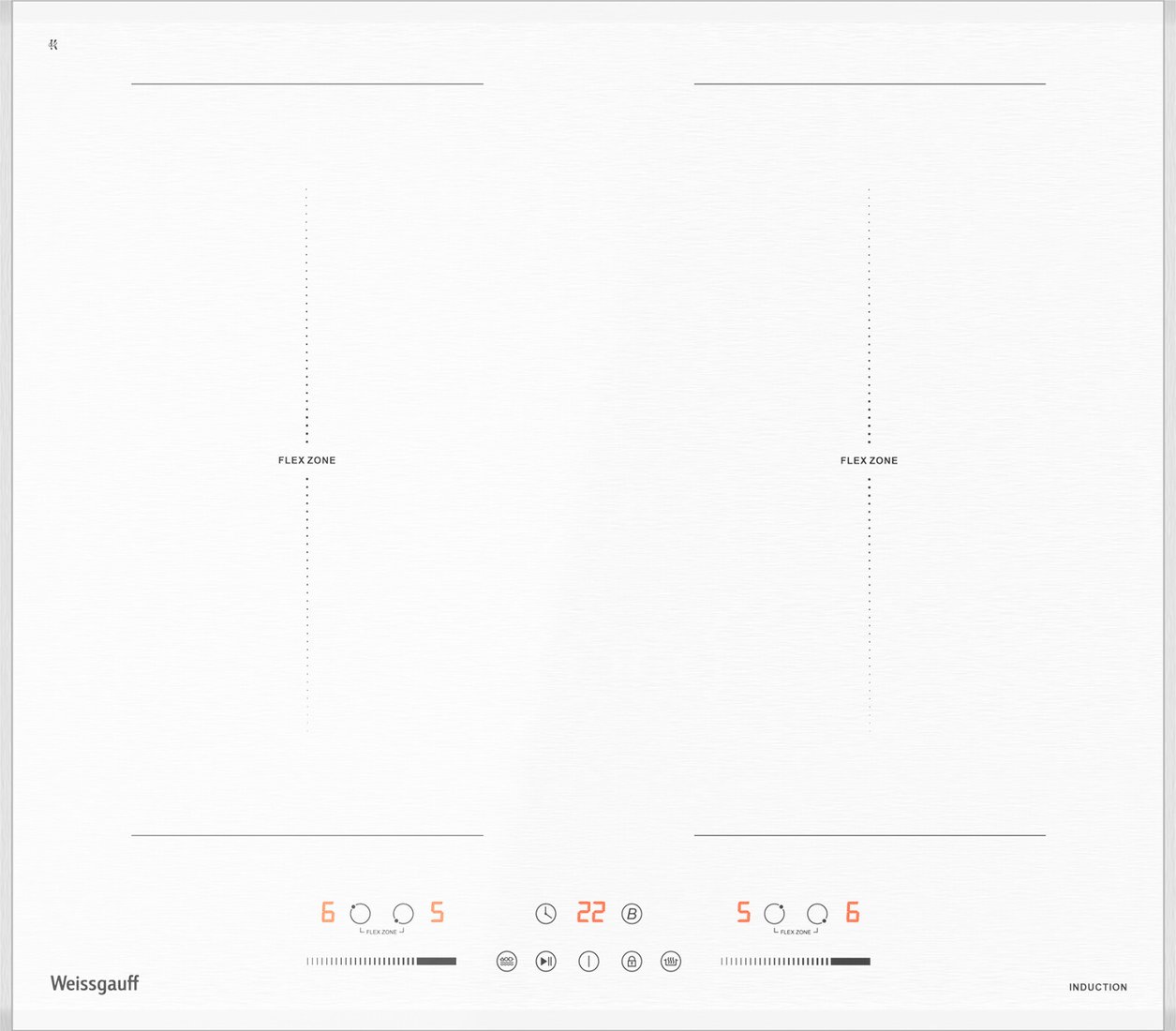 

Варочная панель Weissgauff HI 642 WFZG