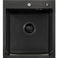 Кухонная мойка ARFEKA AF 450*505 Black PVD Nano