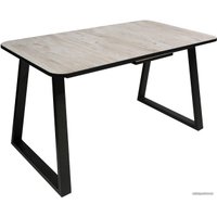 Кухонный стол Sheffilton SHT-T40/130-160 (дуб аляска/черный)