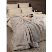 Плед Tex Republic Овчина Однотонный 150x200 93192 (серый) в Борисове