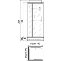 Душевая кабина River Tana 100