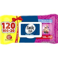 Влажные салфетки Emily Style Райские цветы (120 шт) в Бресте