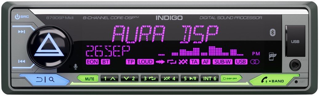 

USB-магнитола Aura Indigo-679DSP MkII