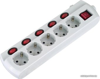 Удлинитель Electraline 62502 (1.5 м, белый)