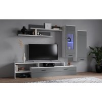 Горка Интерлиния Neo-7 с подсветкой (белый/серый)