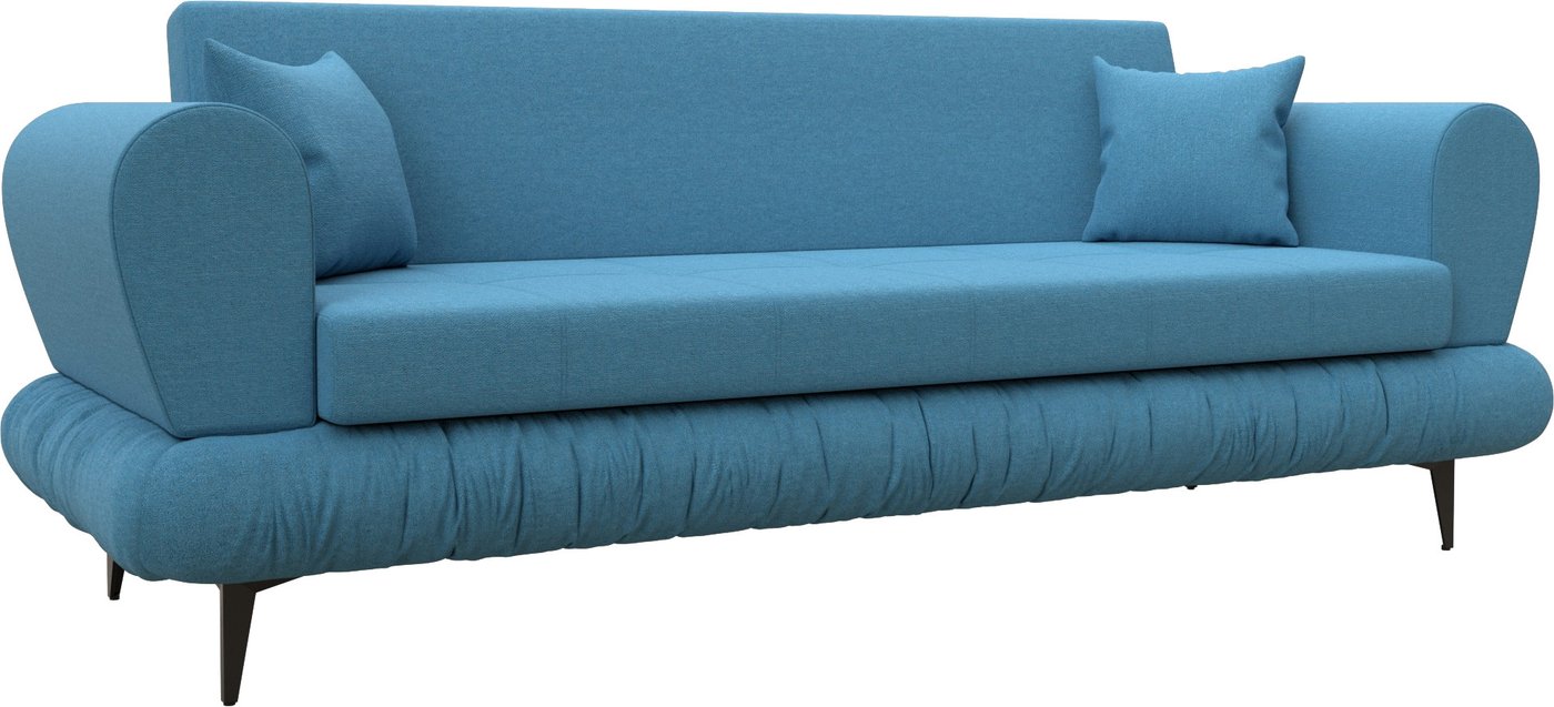 

Диван Лига диванов Лига-045 книжка 122340 (рогожка амур голубой)