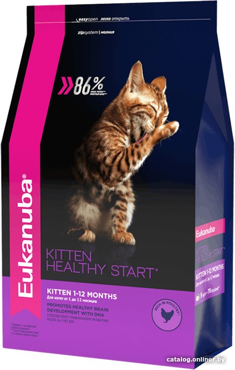 Сухой корм для кошек Eukanuba Kitten (для котят с курицей) 2 кг