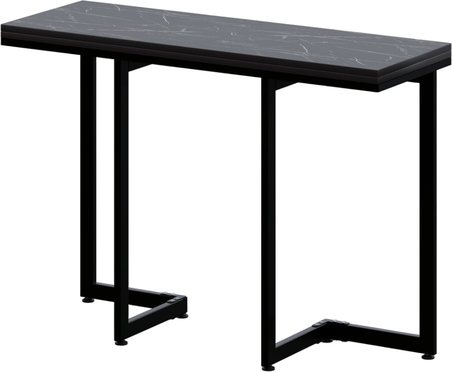 

Кухонный стол Millwood Арлен 1 110х38/76х76 (мрамор неро/металл черный)