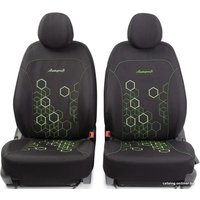 Комплект чехлов для сидений Autoprofi Hologram HOL-1102 (черный/зеленый)