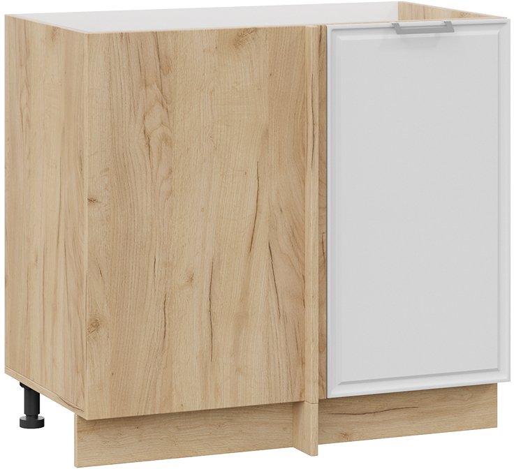 

Шкаф напольный Трия Белладжио 1Н9У (дуб крафт золотой/фон белый)