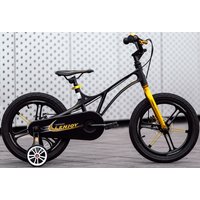 Детский велосипед Lenjoy Sports Pilot 16 LS16-9BL 2024 (черный/желтый)