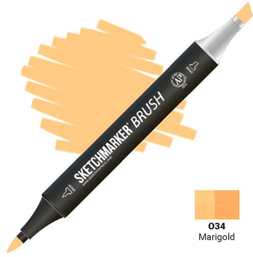 

Маркер художественный Sketchmarker Brush Двусторонний O34 SMB-O34 (ноготки)