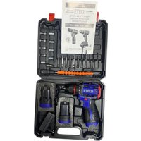 Дрель-шуруповерт ETECH TEH-16BL (с 2-мя АКБ, кейс)