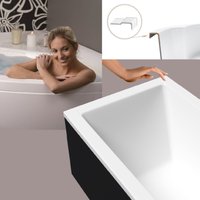 Ванна Lauter Oasis 190х90 21203090 (с ножками и лицевым черным экраном)