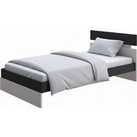 Кровать PROxSON Milton 80x190 (черный/дуб шамони светлый 124)