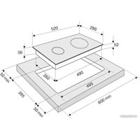 Варочная панель Krona Magier 30 BL 2BTK