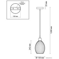 Подвесная люстра Odeon Light Storzo 4713/1