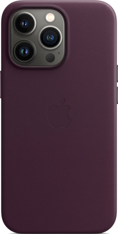 

Чехол для телефона Apple MagSafe Leather Case для iPhone 13 Pro (темная вишня)