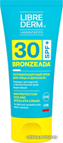 Librederm Bronzeada для лица и зоны декольте SPF30 (50 мл)
