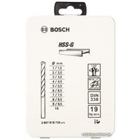 Набор оснастки для электроинструмента Bosch 2607018726 19 предметов