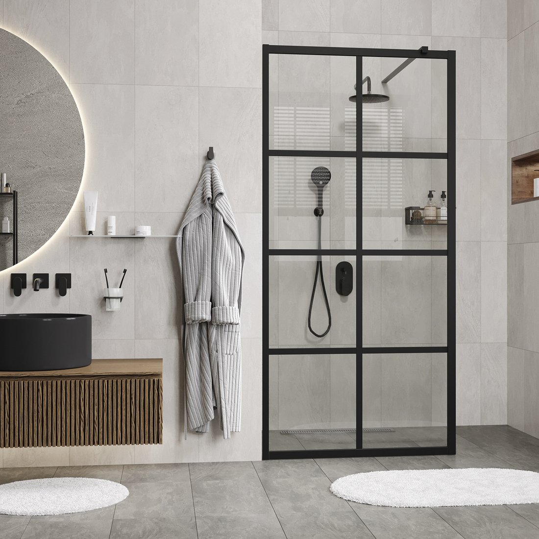 

Душевая стенка Wasserkraft Glan 66W39