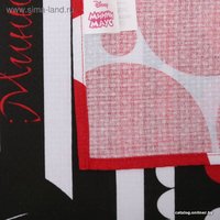 Полотенце Disney Минни Маус 2410876 (красный/черный)