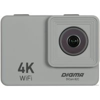 Экшен-камера Digma DiCam 82C (серый)