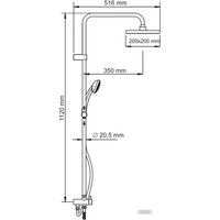 Душевая система  Wasserkraft A017