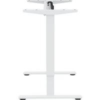 Стол с регулировкой высоты ErgoSmart Wooden Electric Desk Prime 1200х600х27 мм (прямой край, дуб натуральный/белый) в Витебске