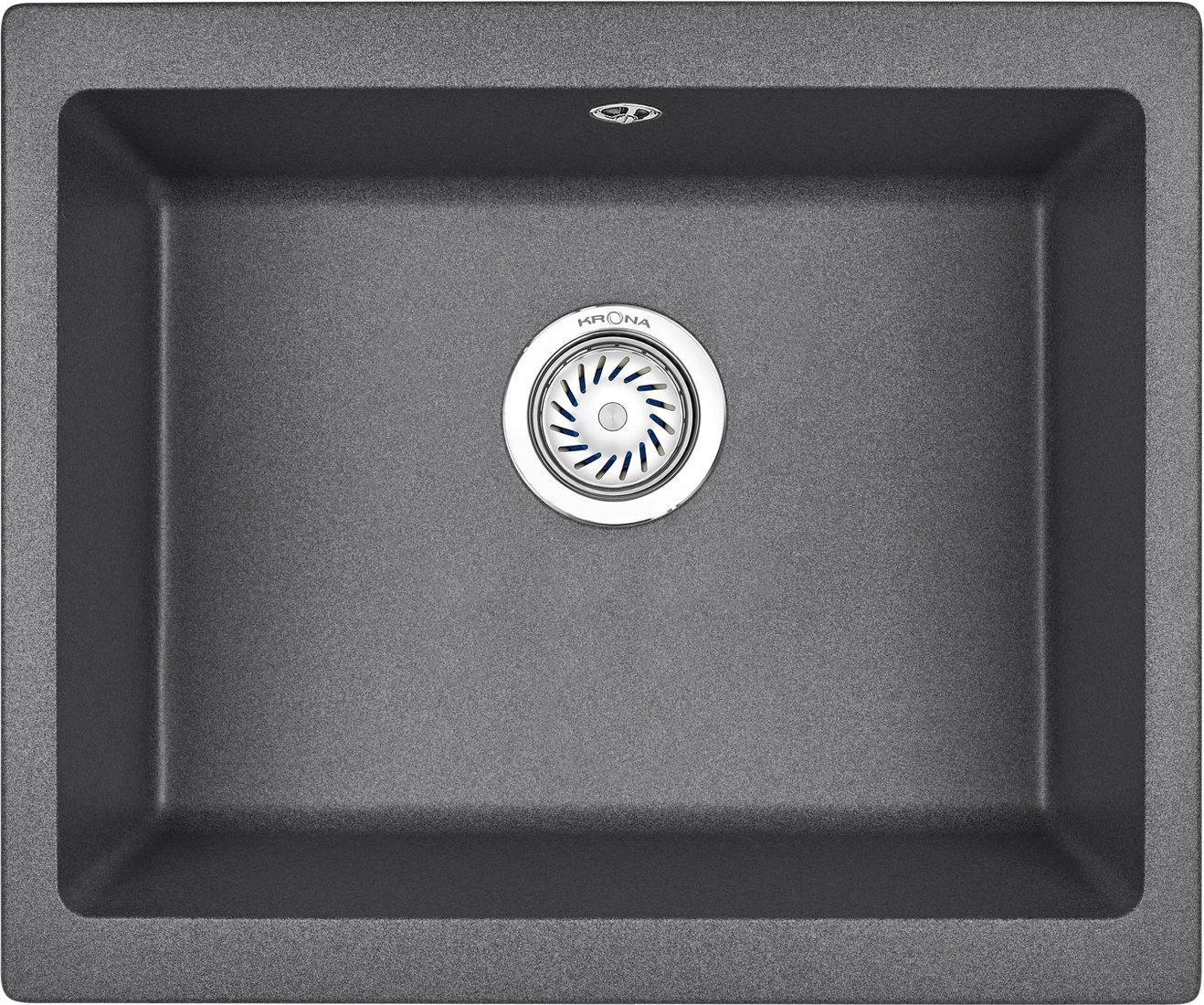 

Кухонная мойка Krona Quadrat W550-460 1 (графитовый)