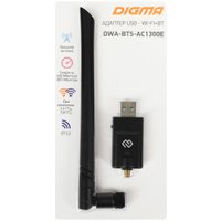 Wi-Fi/Bluetooth адаптер Digma DWA-BT5-AC1300E
