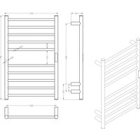 Полотенцесушитель Roxen Caspia 11070-5079C