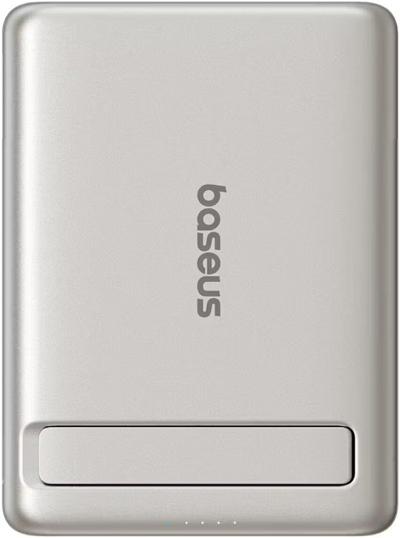

Внешний аккумулятор Baseus PicoGo AM31 Mini Magnetic Power Bank with Stand 20W 5000mAh (титановый)