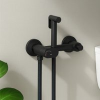 Унитаз напольный Lauter W246 2110246 + гигиенический душ Sano 21LT1292BM (горизонтальный выпуск)