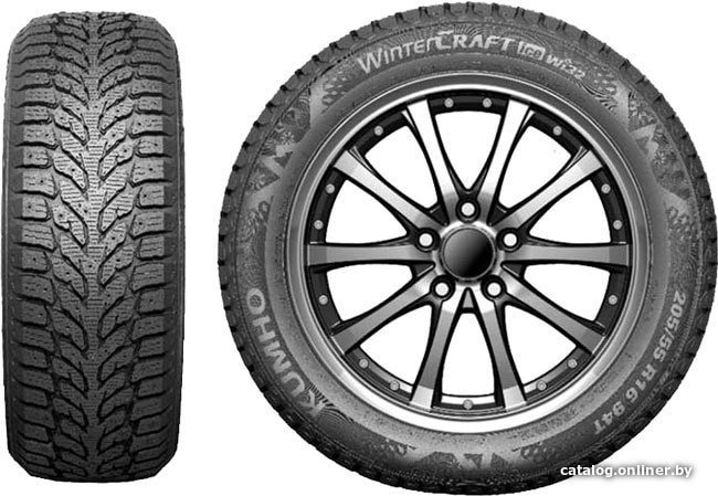 Kumho WinterCraft ice Wi32 205/55R17 95T (шипы) зимние шины купить