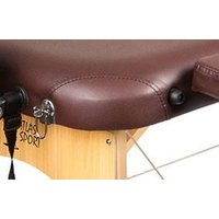 Массажный стол Atlas Sport 70 см складной 3-с деревянный (коричневый)
