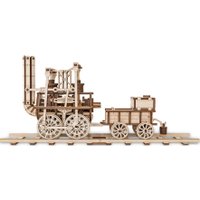 3Д-пазл Eco-Wood-Art Локомотив с резиномотором