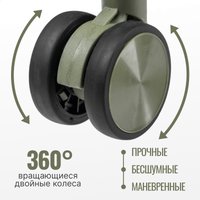 Чемодан-спиннер DoubleW Nexo (M, олива)