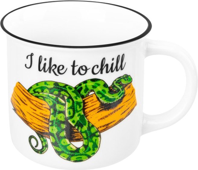 

Чашка Elan Gallery Змея I like to chill 880222