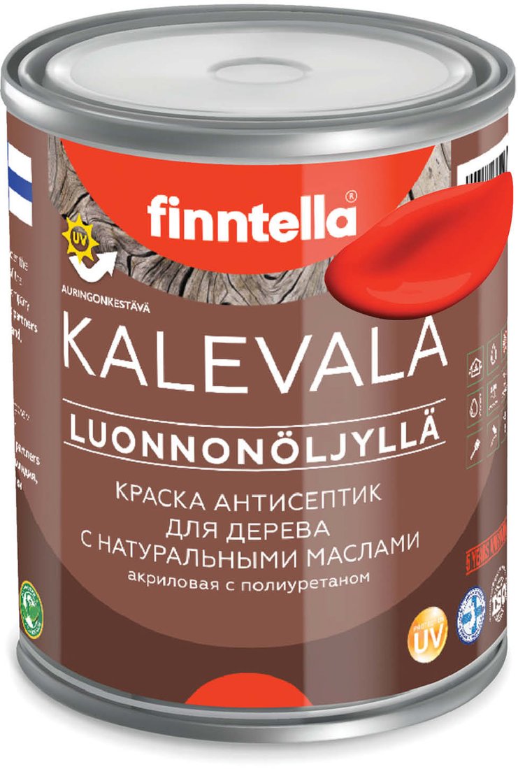 

Краска Finntella Kalevala Puna Aurinko F-13-1-1-FL125 0.9 л (красный)